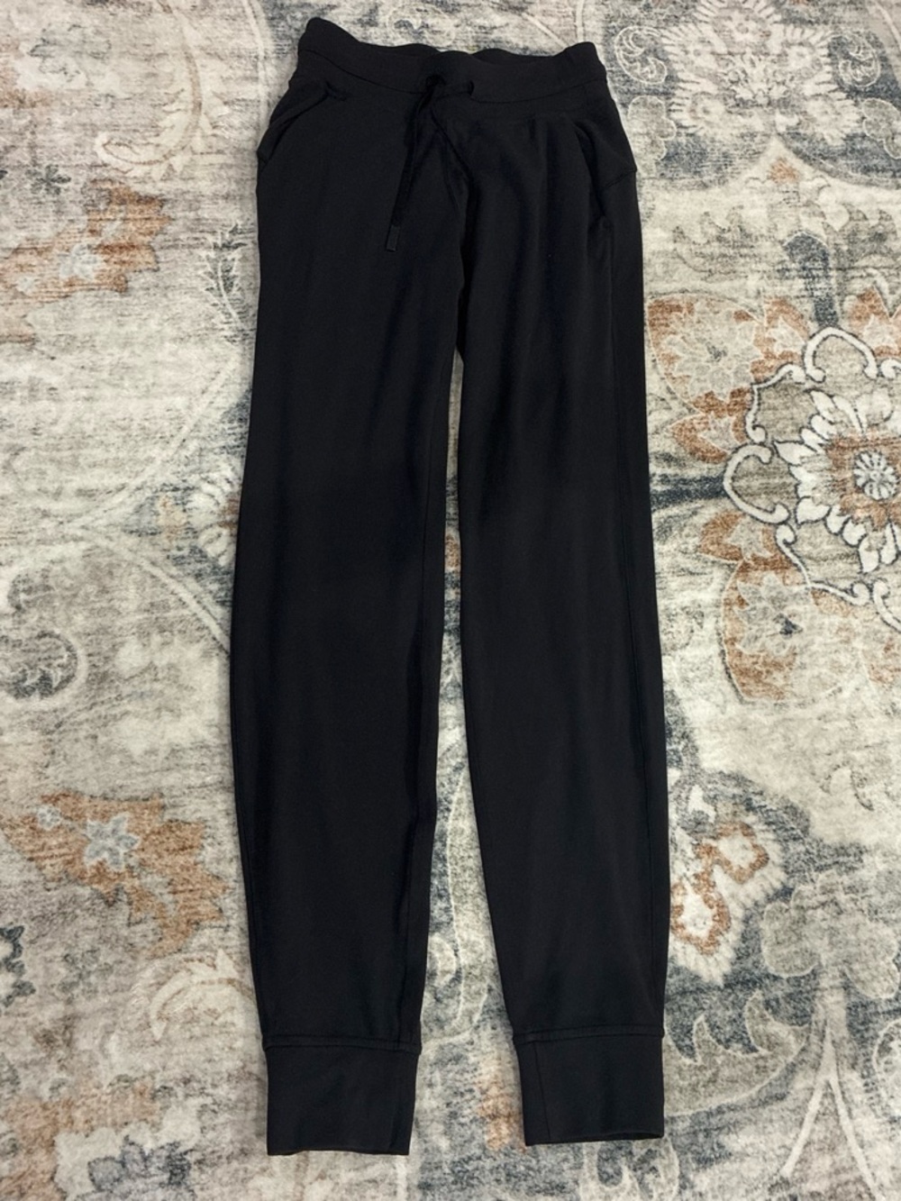lululemon athletica Black Slim Fit Joggers with Drawstring